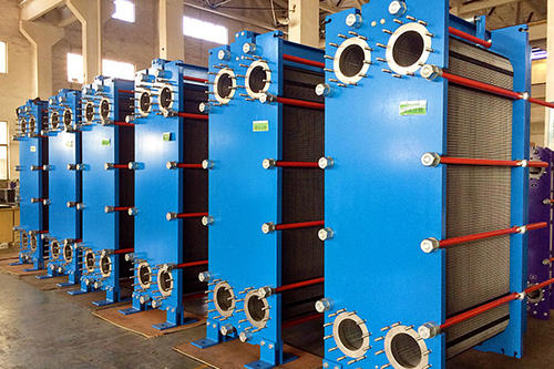 流程指板式換熱器內 流程指板式換熱器內